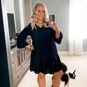 Size medium, long sleeve, peasant dress